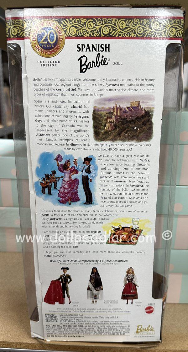 24670 Dolls of the World Spanish Barbie - Image 3