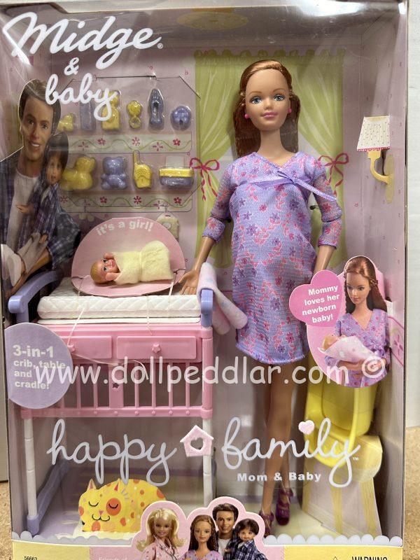 56663 Happy Family Midge & Baby Doll Set NRFB