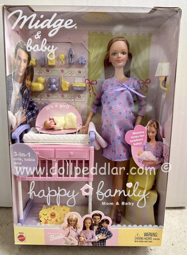 56663 Happy Family Midge & Baby Doll Set NRFB - Image 4