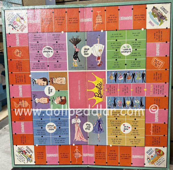Vintage Barbie Queen of the Prom Board Game Mat ONLY