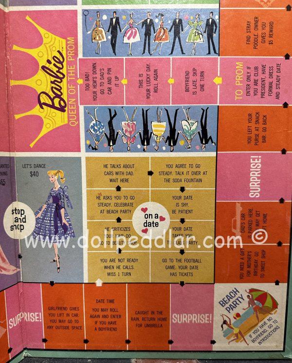 Vintage Barbie Queen of the Prom Board Game Mat ONLY - Image 5