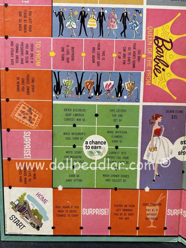Vintage Barbie Queen of the Prom Board Game Mat ONLY - Image 6
