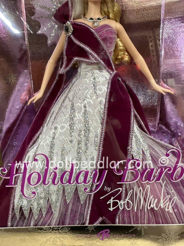 G8058 2005 Holiday Barbie by Bob Mackie Blonde NRFB - Image 4