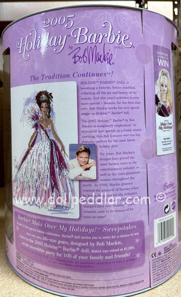 H0178 2005 Holiday Barbie by Bob Mackie AA - Image 7