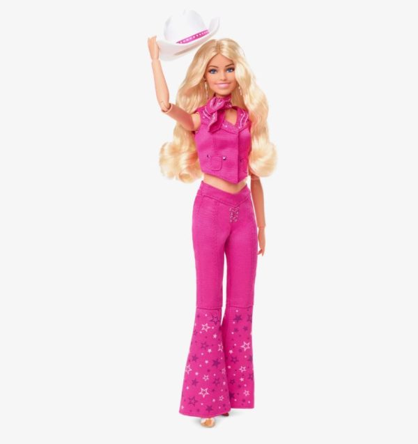 Barbie in Pink Western Outfit from Barbie Movie NRFB - Image 9