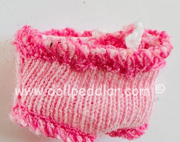 Extremely  Tiny Pink cotton knit panty sz 1-2