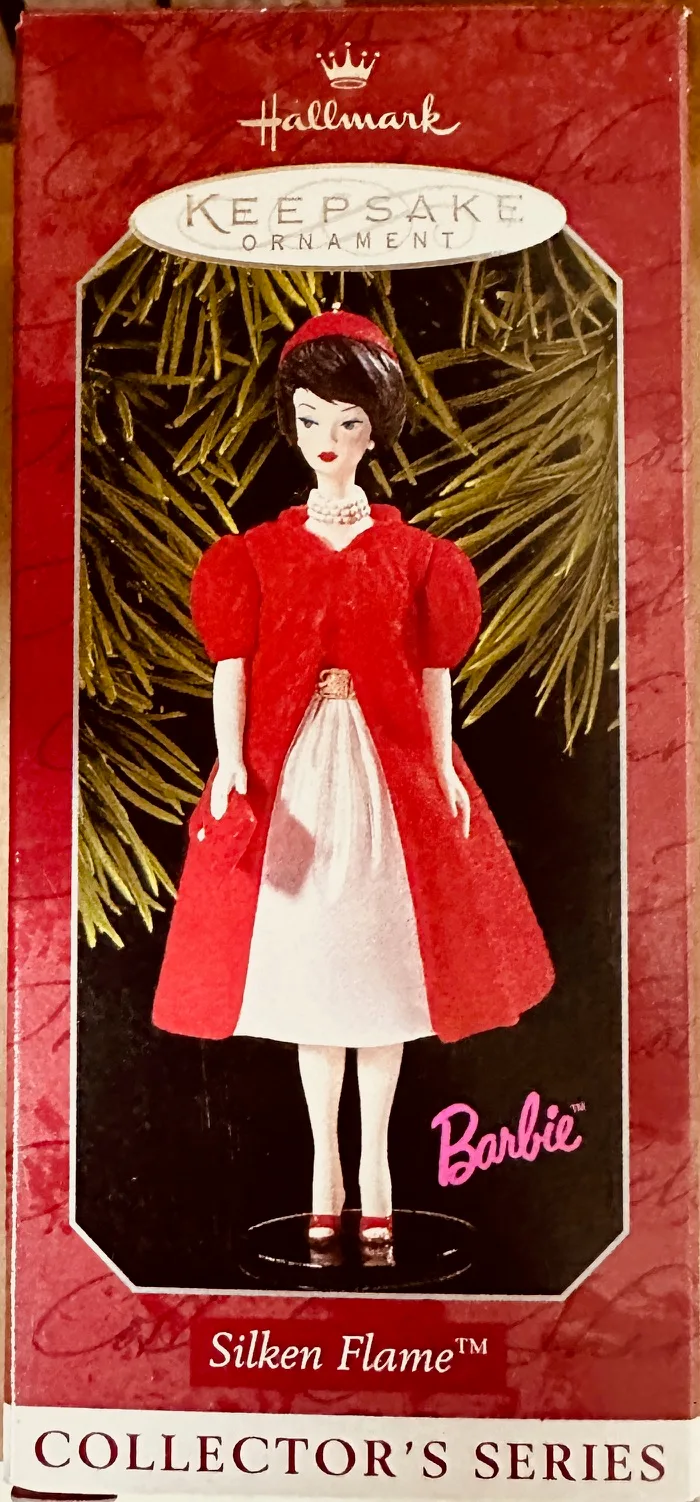Hallmark Keepsake Ornament 1998 Barbie Silken Flame 5th in