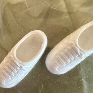 Vintage Barbie White Tennis Shoes