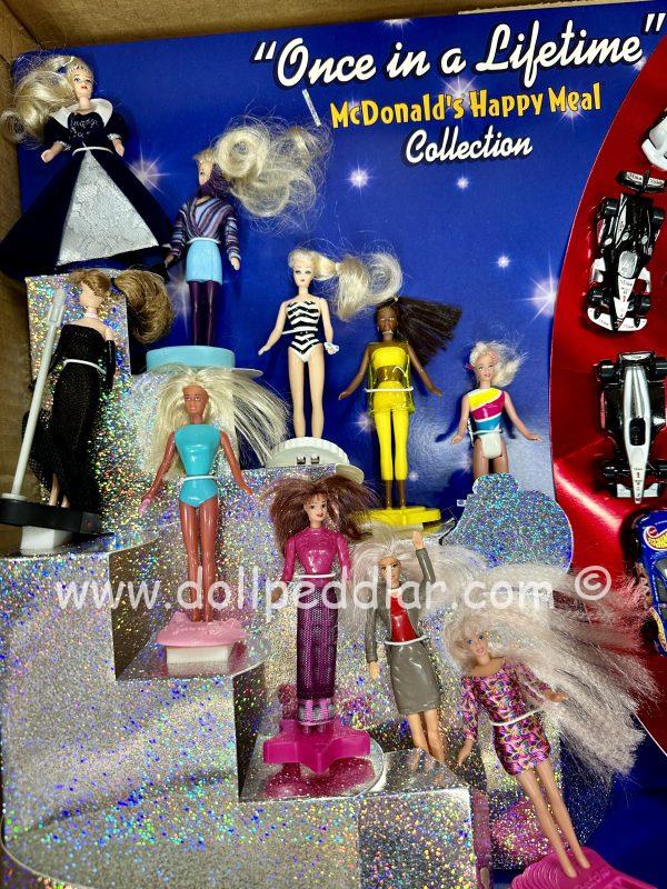 "Once in a Lifetime" Hot Wheels and Barbie McDonalds Happy Meal Collection Display + All Toys - Image 2