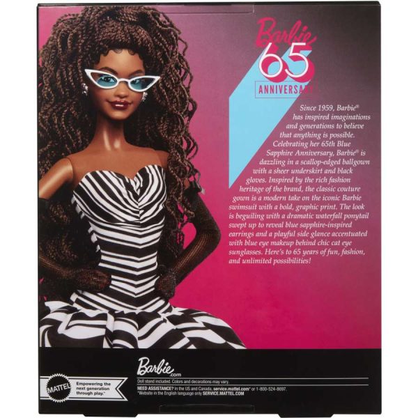 HRM59 65th Blue Sapphire Anniversary Barbie Signature Collection  - Brunette - Image 5