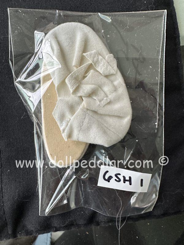 60mm White Baby Doll Slippers - Image 5