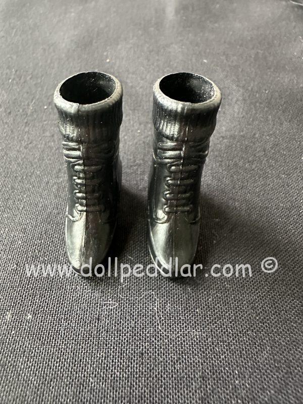 30mm Black Plastic Boots - Image 2