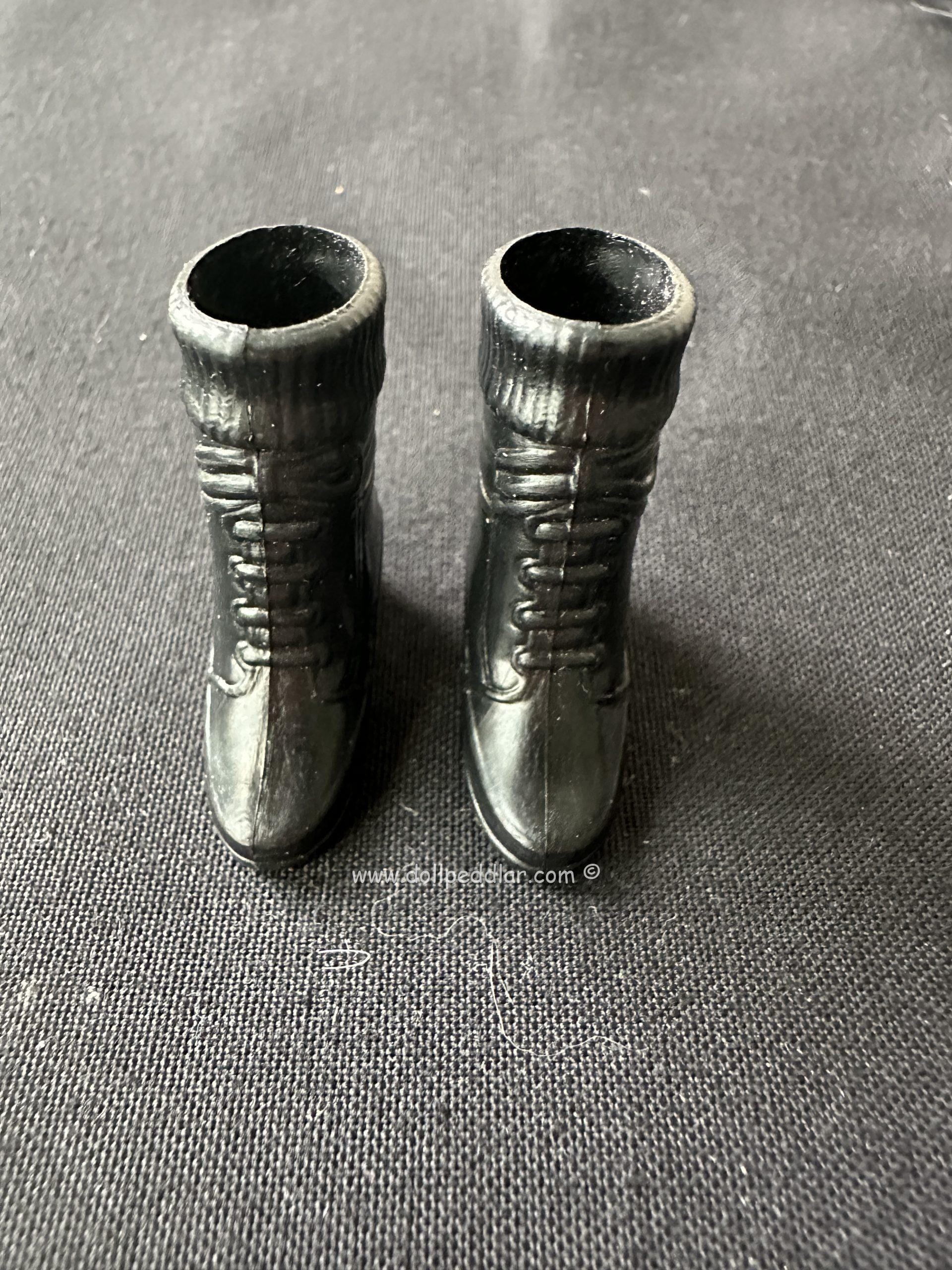 30mm Black Plastic Boots - Image 2