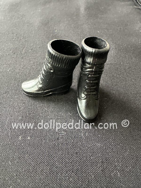 30mm Black Plastic Boots - Image 3