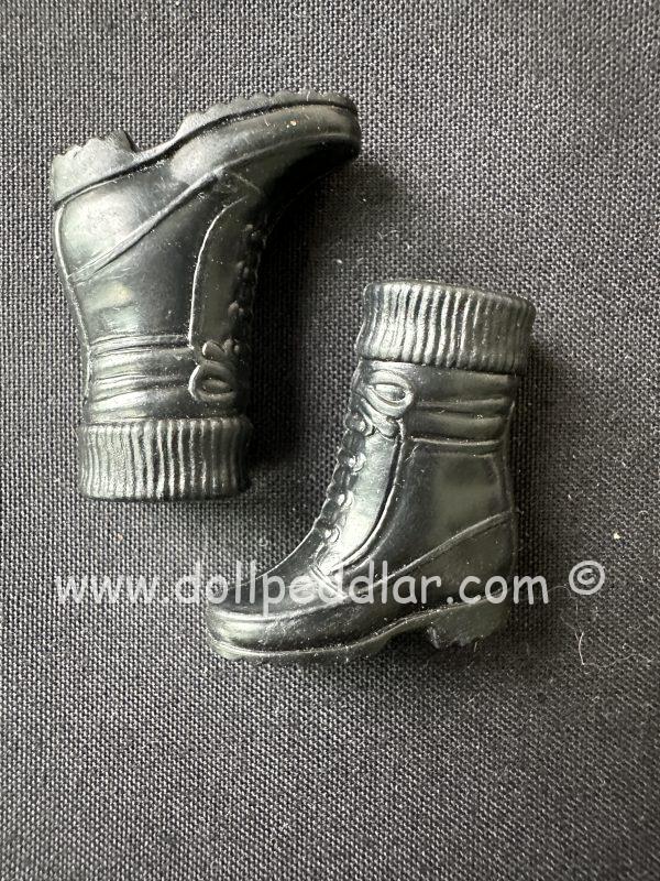30mm Black Plastic Boots