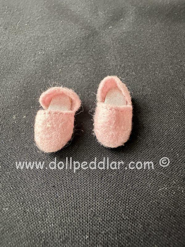 Vintage 25mm Pink Plush Slipper Shoes - Image 5
