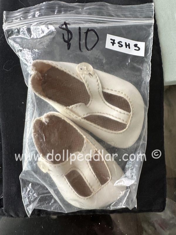 80mm White Baby Doll Shoes - Image 7