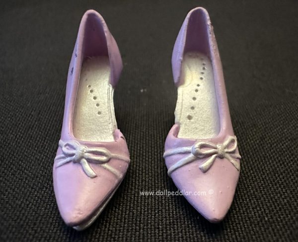 30mm Vintage Purple Kitten Heels