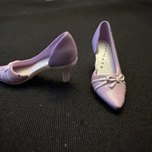 30mm Vintage Purple Kitten Heels