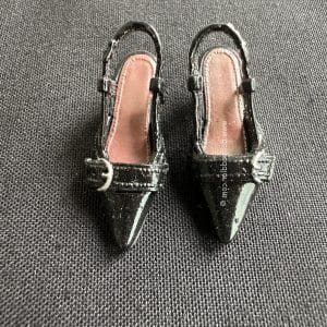 1.75″ Vintage Black Kitten Heels