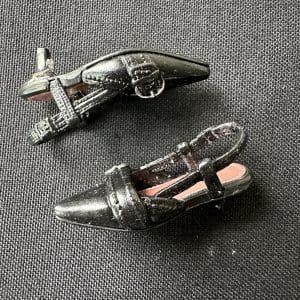 1.75″ Vintage Black Kitten Heels