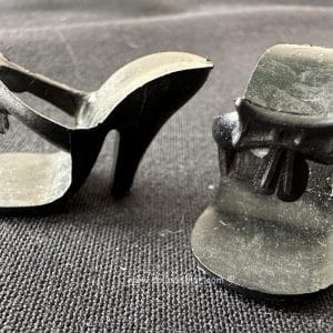1.5″ Vintage Black 10″ Fashion Doll Heels