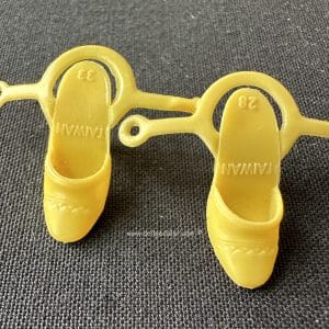 Vintage Yellow Barbie Butterfly Heels
