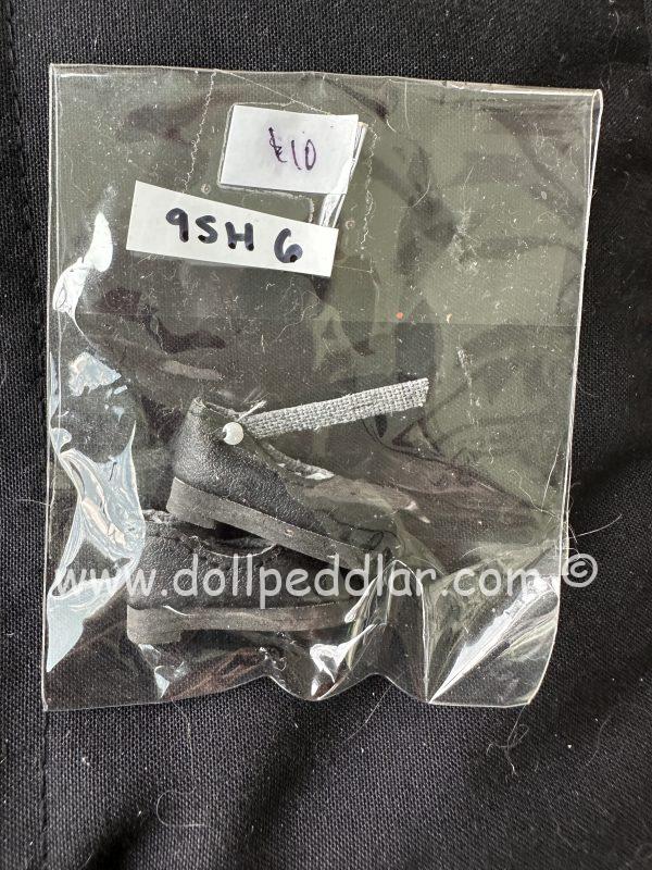 1.5" Black Soft Leather Shoes - Image 6