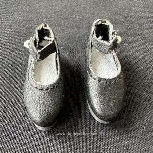 1.5″ Black Soft Leather Shoes