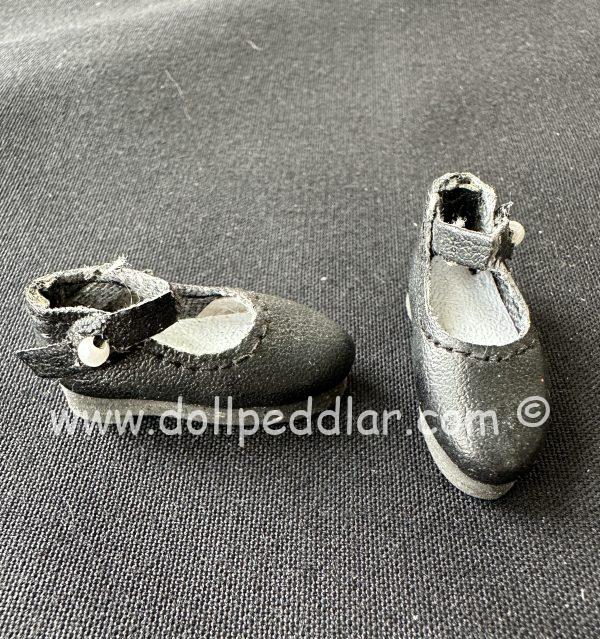 1.5" Black Soft Leather Shoes - Image 3
