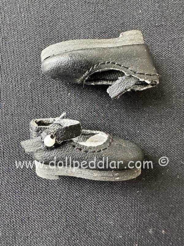 1.5" Black Soft Leather Shoes - Image 2