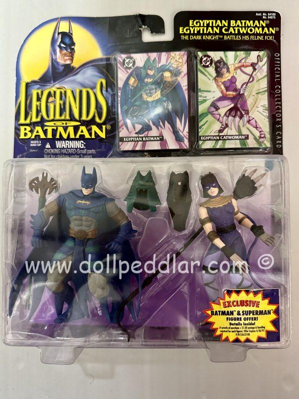 Egyptian Batman and Egyptian Catwoman Action Figure from Legends of Batman Collection NRFB