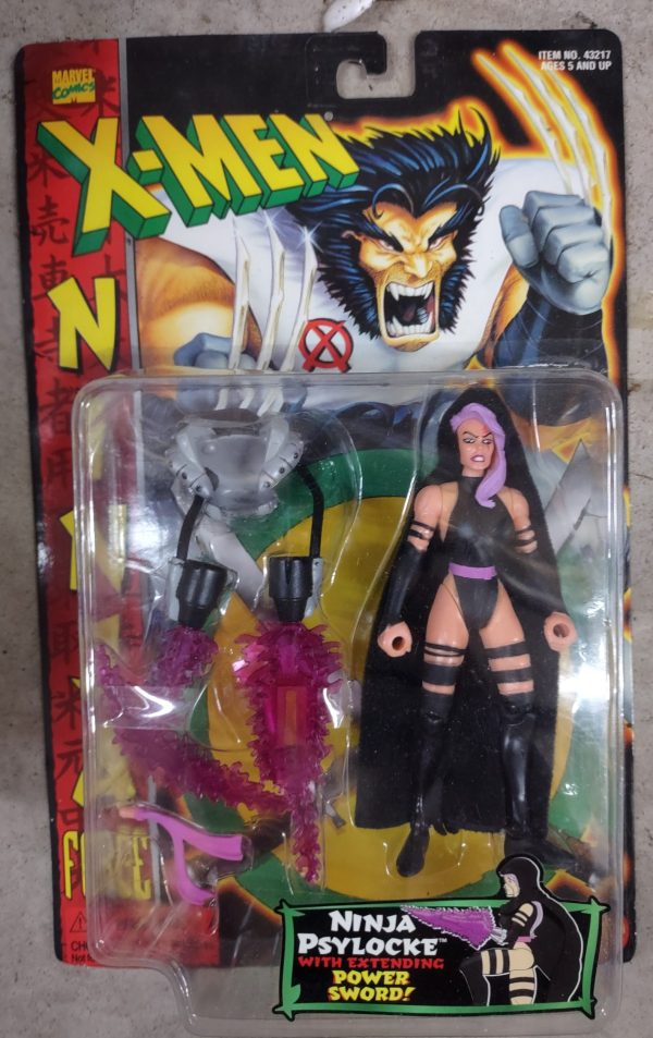 Ninja Psylocke Action Figure from X-Men Ninja Force Series NRFB