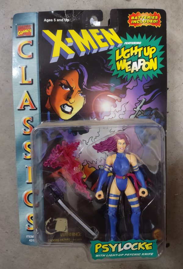 X-MEN - Psylocke MOC Action Figure NRFB - Image 2