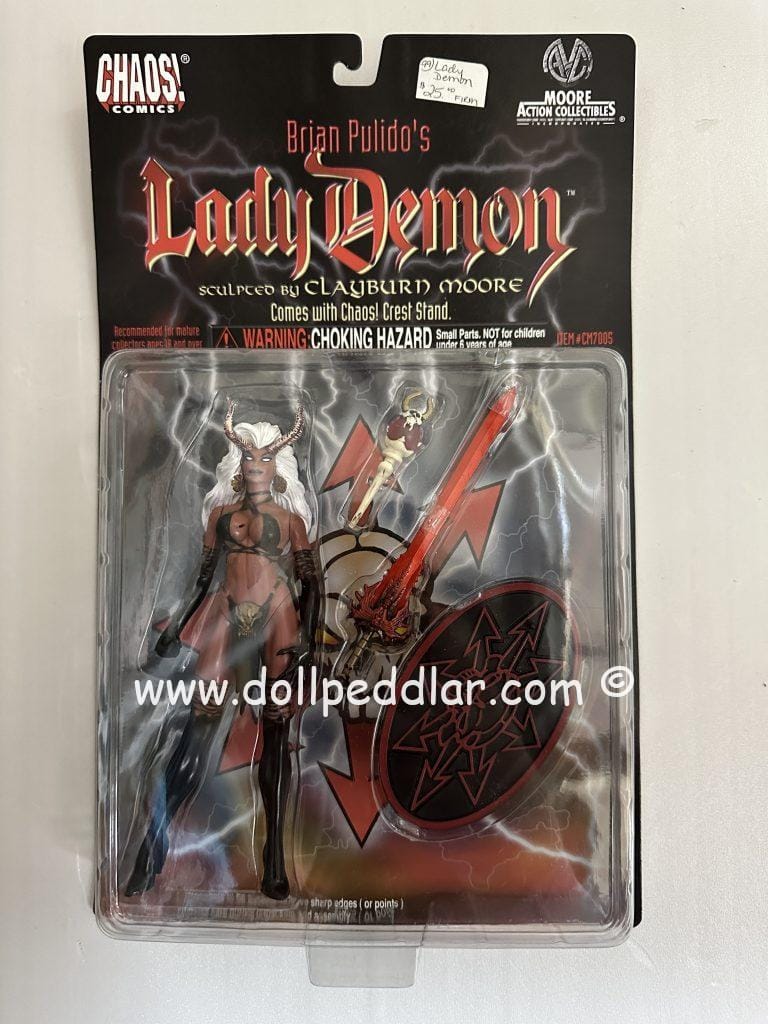 Red Lady Demon Figure by Clayburn Moore NRFB – Doll Peddlar
