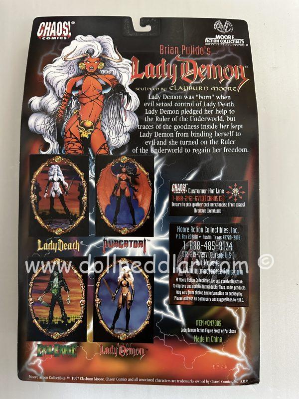Red Lady Demon Figure by Clayburn Moore NRFB - Image 2