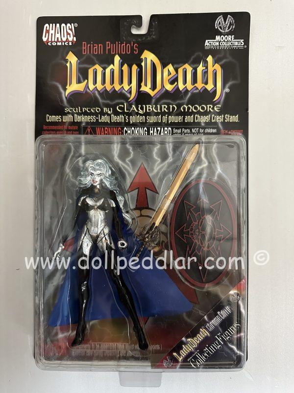 Silver Lady Death Figure by Clayburn Moore NRFB