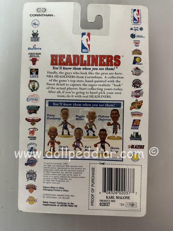 Karl Malone Figure from NBA Headliners Collection NRFB - Image 2