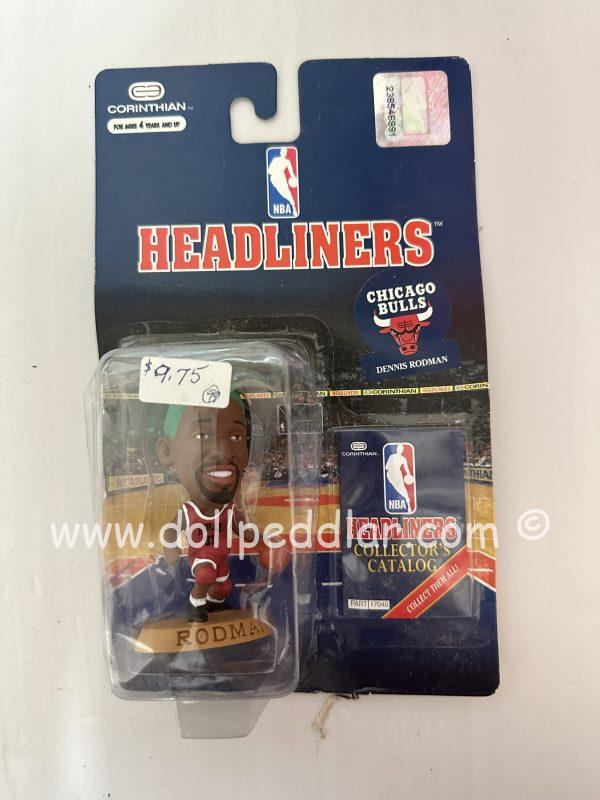Dennis Rodman with Green Hair Figure from NBA Headliners Collection NRFB