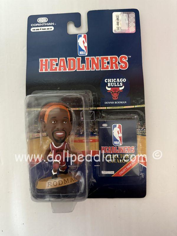 Dennis Rodman with Orange Hair Figure from NBA Headliners Collection NRFB