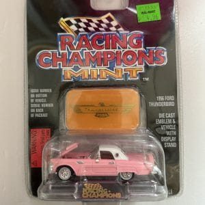 1956 Ford Thunderbird Pink by Racing Champions Mint NRFB