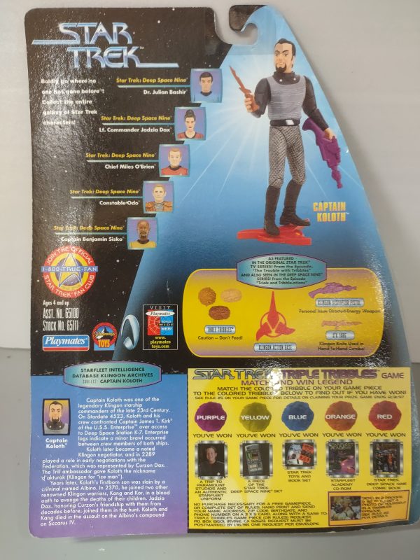 Captain Koloth Action Figure - Star Trek The Original Series NRFB - Image 2