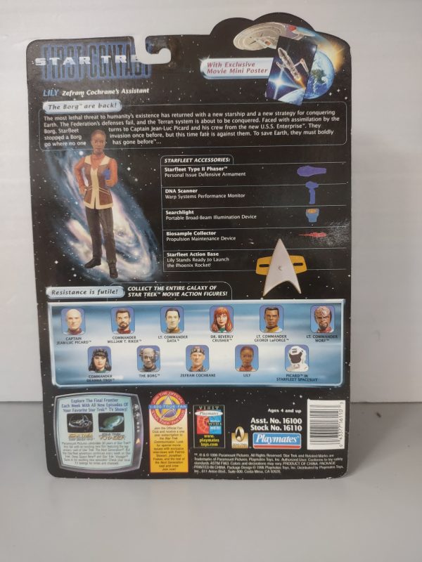 Lily Action Figure from Star Trek First Contact Movie NRFB - Image 2
