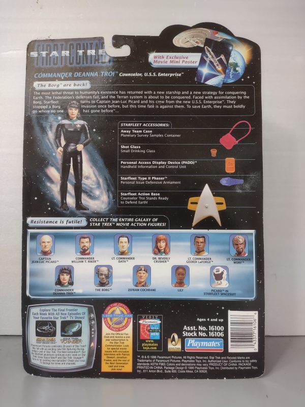Deanna Troi Action Figure from Star Trek First Contact Movie NRFB - Image 2