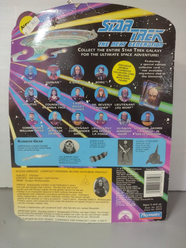 K'Ehleyr Action Figure - Star Trek The Next Generation NRFB - Image 2