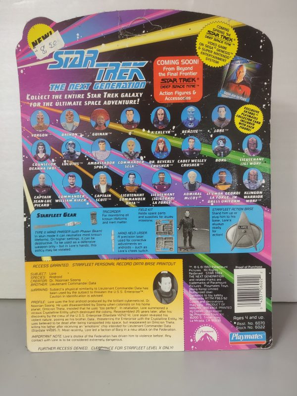 Lore Action Figure - Star Trek The Next Generation NRFB - Image 2