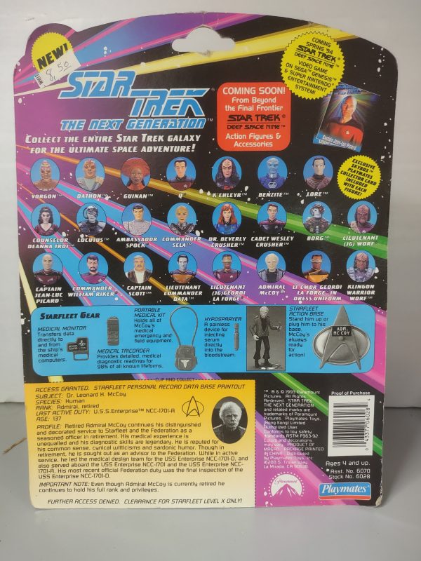 Admiral McCoy Action Figure - Star Trek The Next Generation NRFB - Image 2