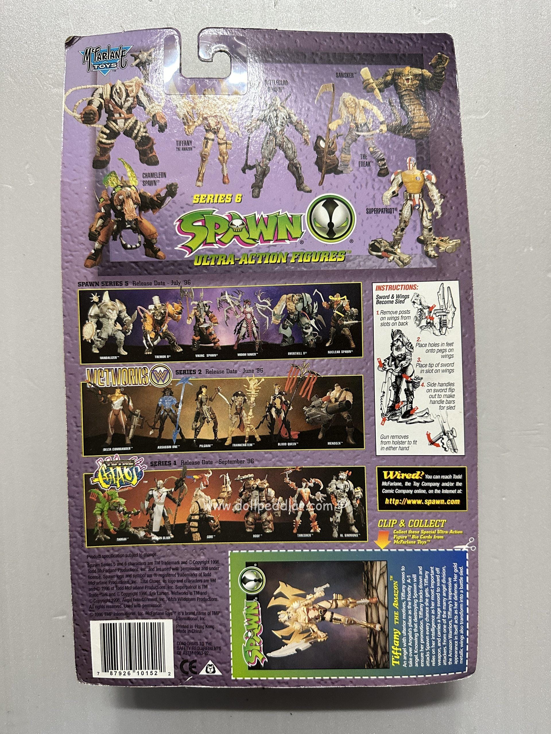 Tiffany the Amazon in Green Armor Figure from Spawn NRFB - Image 2