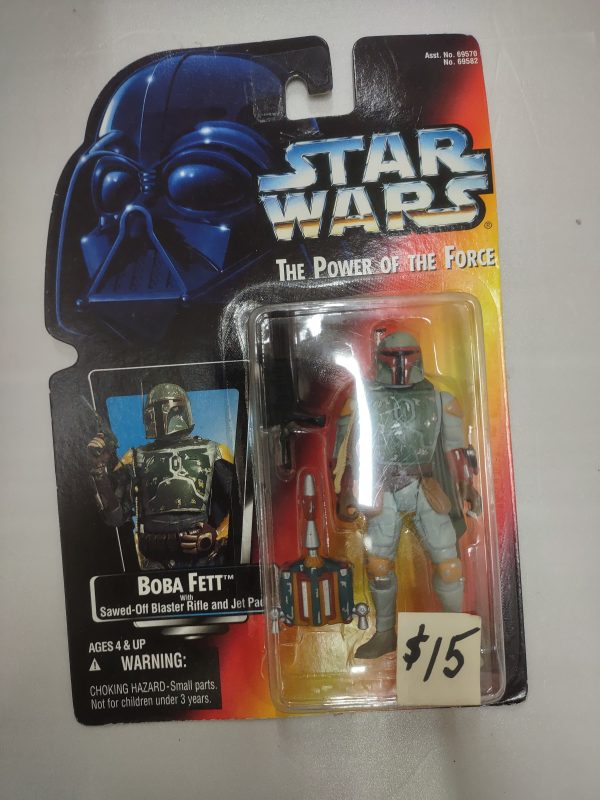 Boba Fett Action Figure from Star Wars The Power of the Force Series NRFB