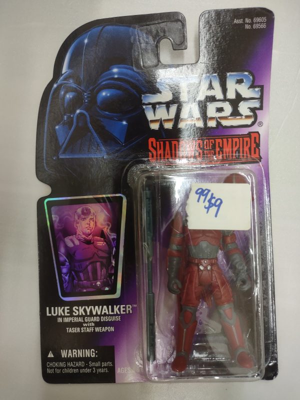Luke Skywalker in Imperial Guard Disguise Action Figure from Star Wars Shadows of the Empire Series NRFB